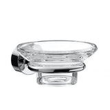 Emco Bathroom Accessories Emco Rondo2 Satined Crystal Glass Soap Dish