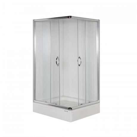 Formina Bath Tub & Shower Tray Formina Entry Square Shower Enclosure with Monoblock Shower Tray