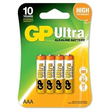 GP Batteries Batteries & Chargers GP Batteries Ultra Alkaline AAA