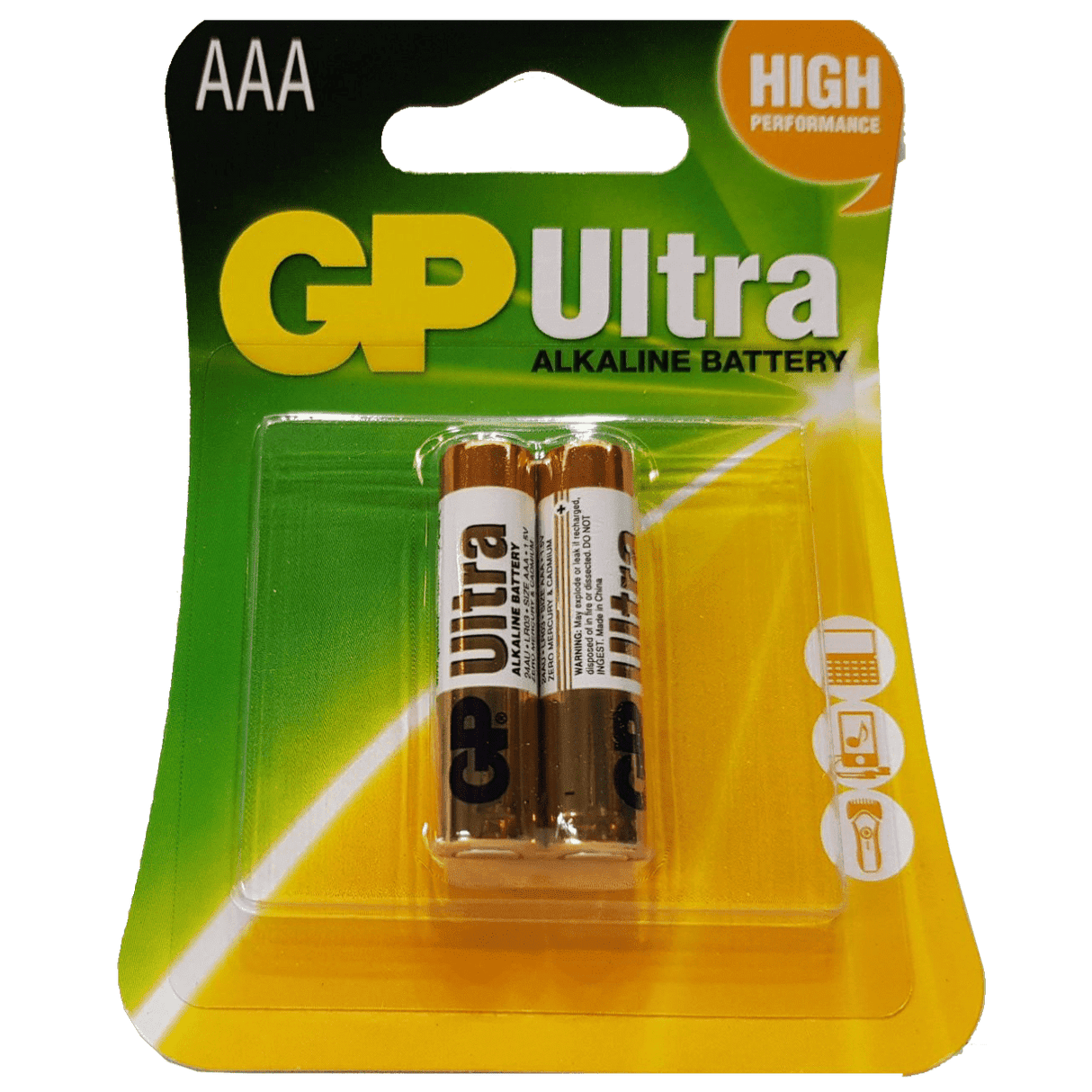 GP Batteries Batteries & Chargers GP Batteries Ultra Alkaline AAA