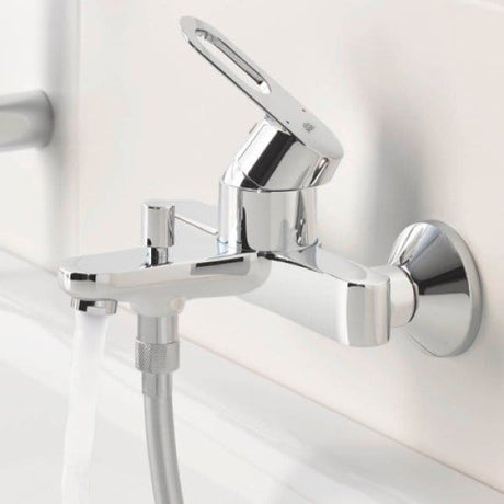 Grohe Bathroom Faucet Grohe BauLoop Single-lever Bath Mixer 1/2″, Chrome