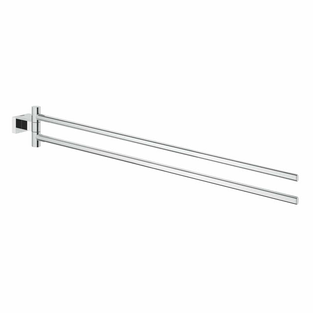 Grohe Bathroom Accessories Grohe Essentials Cube Towel Bar, Chrome