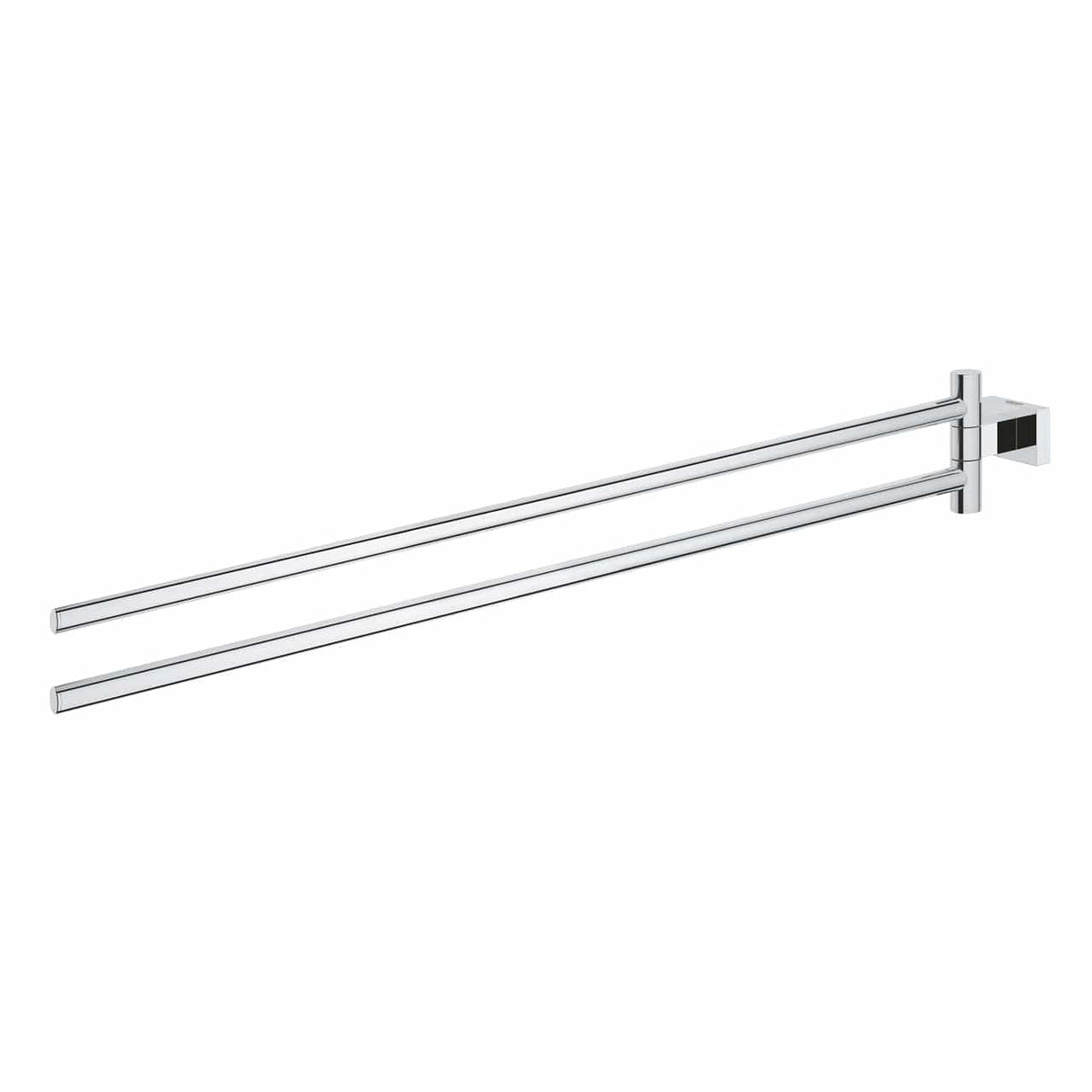 Grohe Bathroom Accessories Grohe Essentials Cube Towel Bar, Chrome