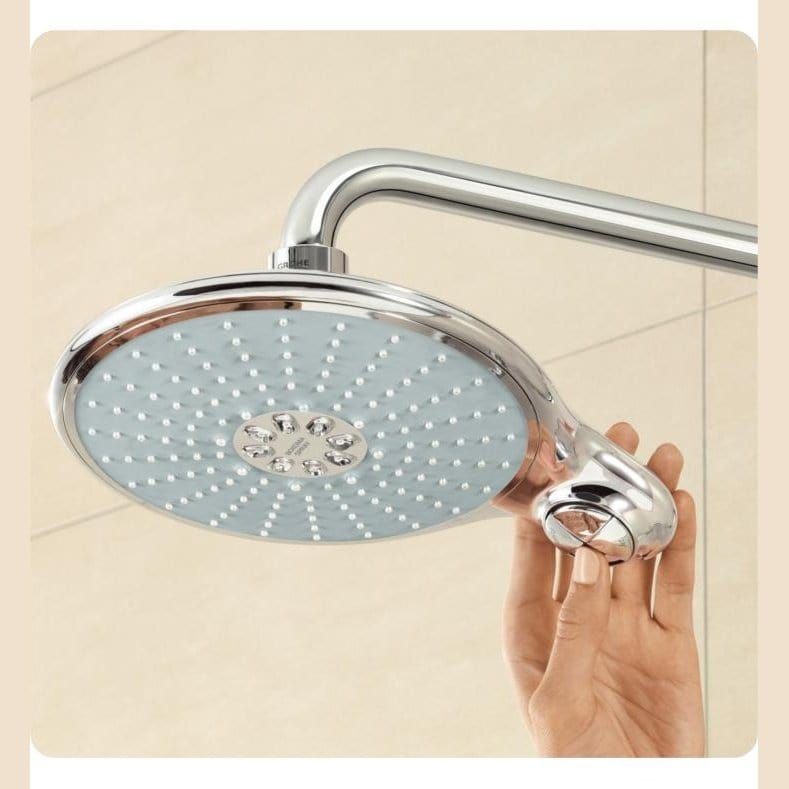 Grohe Shower Head Grohe Power & Soul 190 Head Shower with 4+ Sprays, Chrome