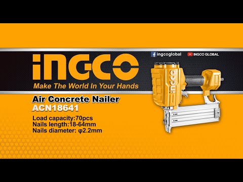 Ingco Air Concrete Nailer - ACN18641