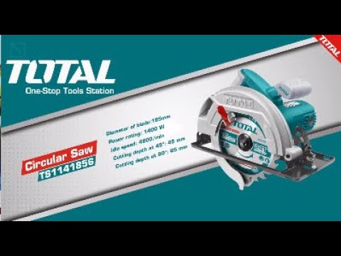 Total 7" Circular Saw 1400W 4800rpm - TS1141856