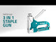 Total 3-in-1 Staple Gun - THT31143