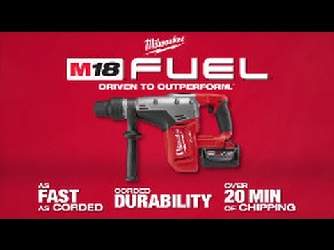 Milwaukee M18 FUEL™ 5kg SDS-Max Drilling and Breaking Hammer 18V - M18 CHM-902C