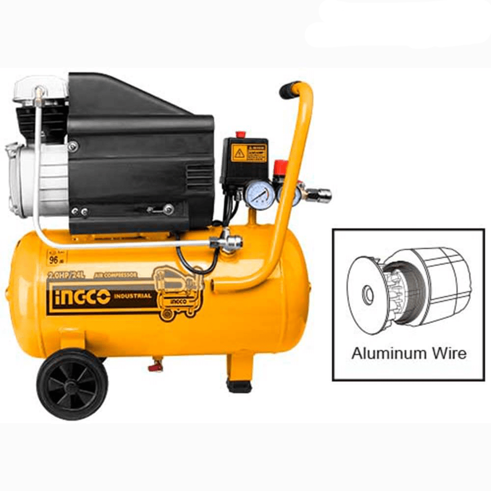 Ingco Air Compressor 2.0HP 24L - AC20248 | Supply Master | Accra, Ghana Compressor & Air Tool Accessories Buy Tools hardware Building materials