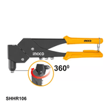 Ingco Staplers Riveters & Fasteners Ingco 10.5″ 360° Swivel Head-Hand Riveter – SHHR106