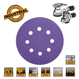 Ingco Sander Ingco 10 Pieces Purple Sanding Disc Set 125mm - AKRS125101