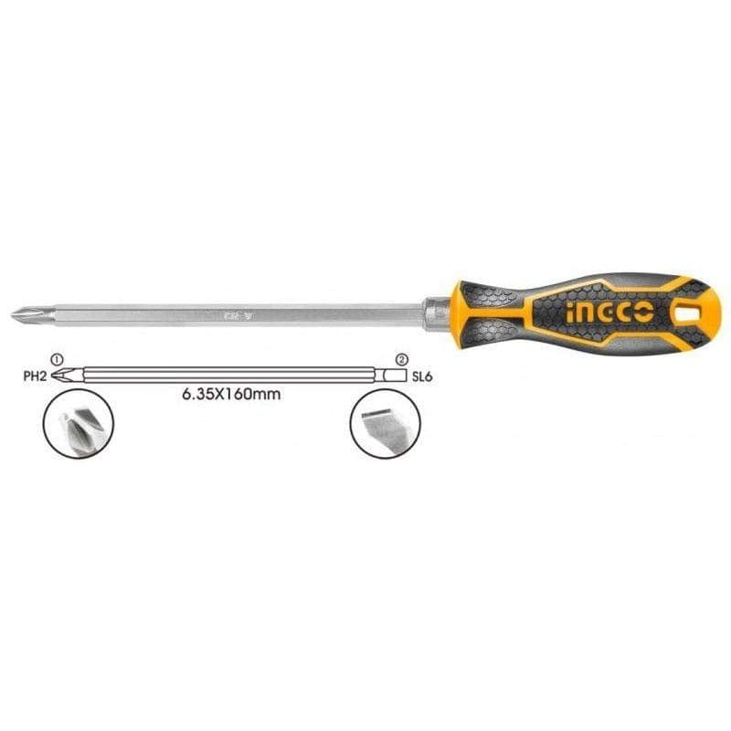 Ingco Screwdrivers Ingco 2-in-1 Screwdriver Set - AKISD0201