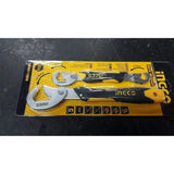 Ingco Wrenches Ingco 2 Piece Bent Adjustable Wrench - HBWS110808