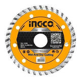 Ingco Grinding & Cutting Wheels Ingco 230 (9") x 22.2mm Turbo Diamond Disc - DMD032301