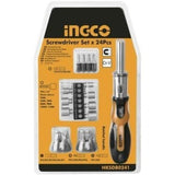 Ingco Screwdrivers Ingco 24 Pieces Screwdriver Set - HKSDB0248