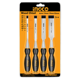 Ingco Chisels Files Planes & Punches Ingco 4 Piece Wood Chisel - HKTWC0401