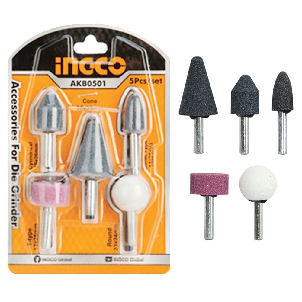 Ingco Oscillating Tool Accessories Ingco 5 Pieces Accessories for Die Grinder - AKB0501