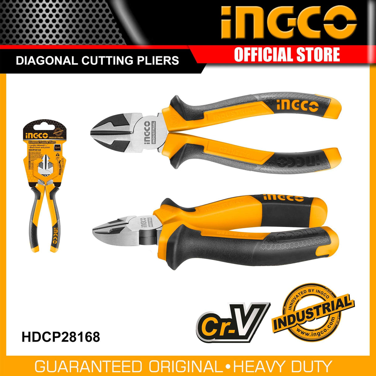 Ingco Pliers Ingco 6" Diagonal Cutting Plier - HDCP28168