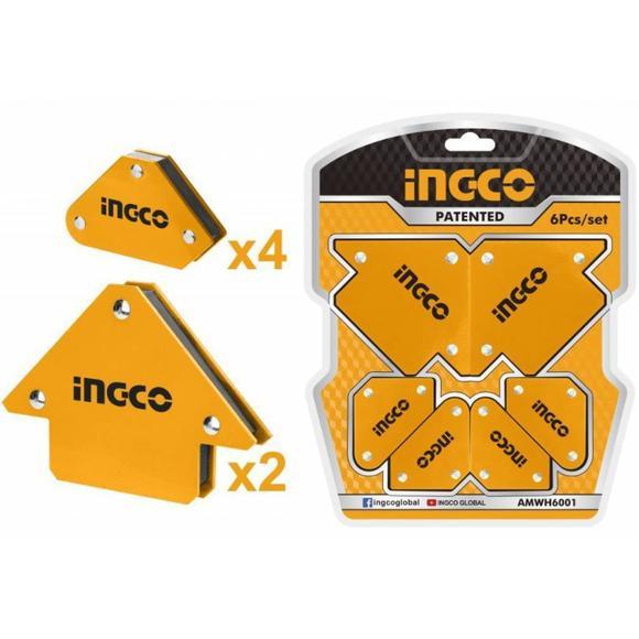 Ingco Welding Machine & Accessories Ingco 6 Pieces Magnetic Welding Holder Set - AMWH6001