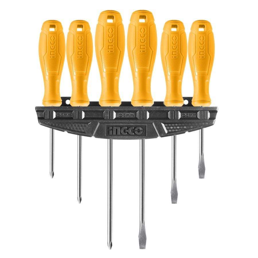 Ingco Screwdrivers Ingco 6 Pieces Screwdriver Set - HKSD0658