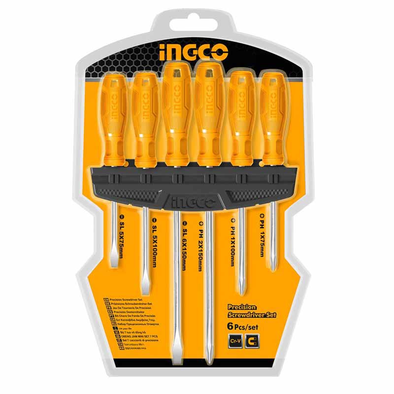 Ingco Screwdrivers Ingco 6 Pieces Screwdriver Set - HKSD0658