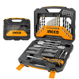 Ingco Drill Bits Ingco 67 Accessories Set - Masonry Drill Bits, HSS Twist Drill Bits, Wood Twist Drill Bits, Screwdriver Bits - HKTAC010671