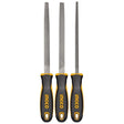 Ingco Chisels Files Planes & Punches Ingco 8" 3 Pieces Steel File Set - HKTFS1308