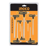 Ingco Screwdrivers Ingco 8 Pcs T Handle Hex Keys Ball End Set - HHKT8082