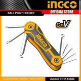 Ingco Sockets & Hex Keys Ingco 8 Pieces Ball Point Pocket Hex Keys - HHK14082