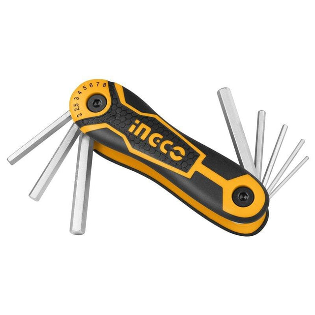 Ingco Sockets & Hex Keys Ingco 8 Pieces Pocket Hex Keys - HHK14081