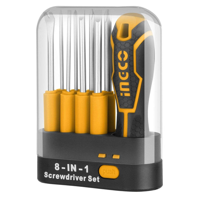 Ingco Screwdrivers Ingco 9 Pieces Interchangeable Screwdriver Set - AKISD0901