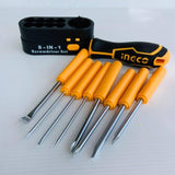 Ingco Screwdrivers Ingco 9 Pieces Interchangeable Screwdriver Set - AKISD0901