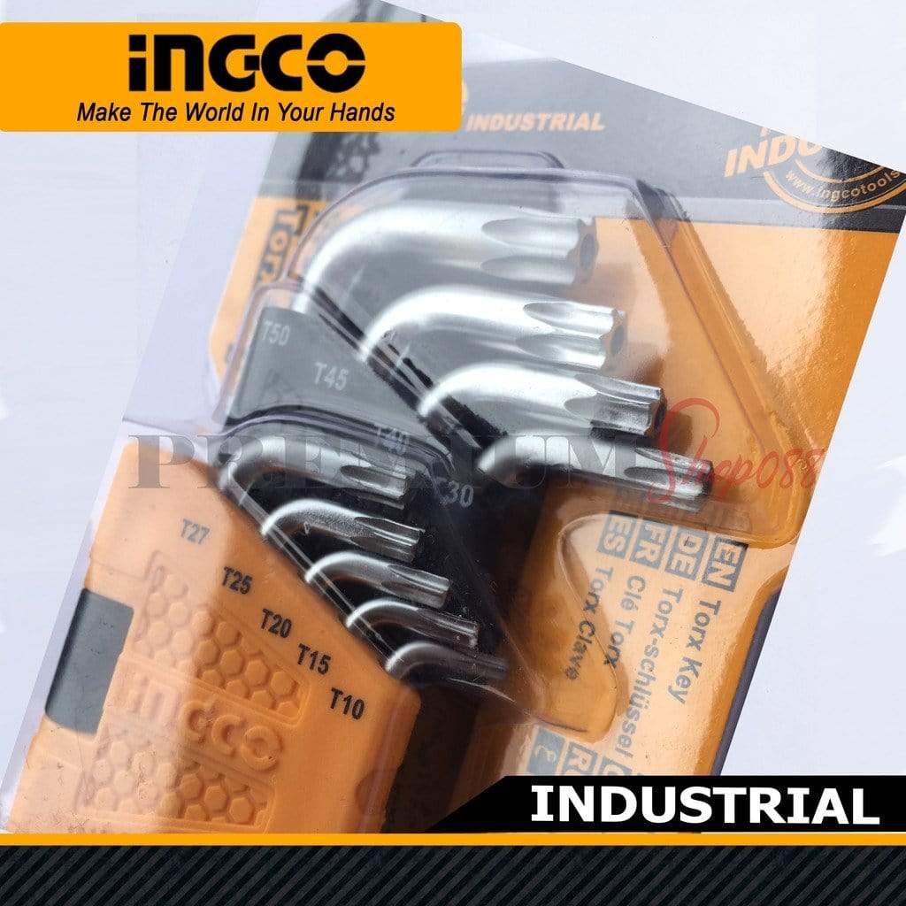 Ingco Sockets & Hex Keys Ingco 9 Pieces Torx Key Set - HHK13091