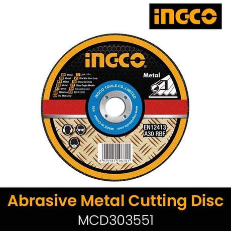 Ingco Grinding & Cutting Wheels Ingco Abrasive Metal Cutting Disc