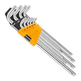 Ingco Sockets & Hex Keys Ingco Extra Long Arm 9 Pieces Torx Key Set - HHK13092