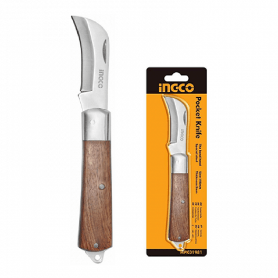 Ingco Multi Tools & Knives Ingco Foldable Bent Pocket Knife - HPK01981