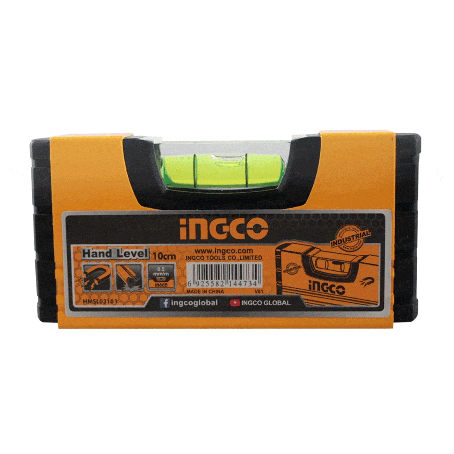 Ingco Level Ingco Hand Level 10cm Mini spirit level - HMSL03101