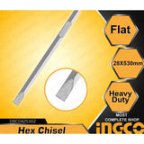 Ingco Chisels Files Planes & Punches Ingco Hex Chisel 28mmx530mm - Pointed & Flat