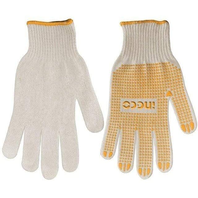 Ingco Work Gloves Ingco Knitted & PVC dots Gloves - HGVK05