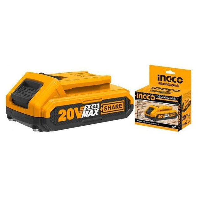 Ingco Batteries & Chargers Ingco Lithium-Ion Battery Pack 20V 2.0Ah - FBLI20011