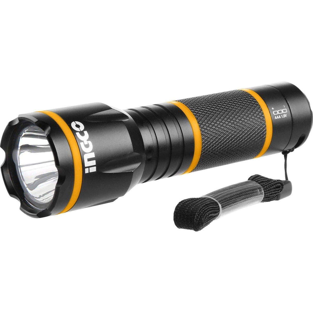 Ingco Specialty Safety Equipment Ingco Waterproof Non-Rechargeable LED Flashlight - HFL013AAA1