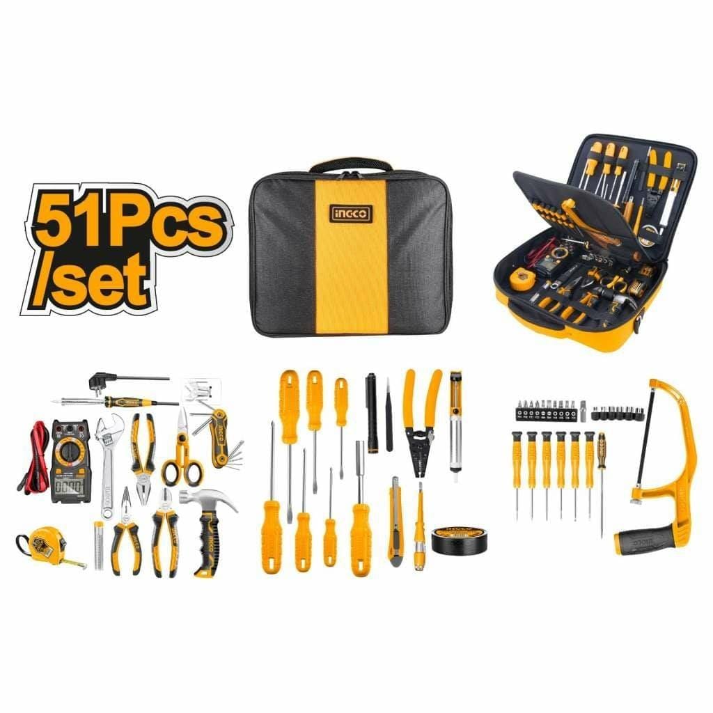 Ingco 51 Pieces Telecom Tool Set - HKTTS0511 | Supply Master | Accra, Ghana Tool Set Buy Tools hardware Building materials