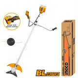 Ingco Lithium-Ion Cordless String Trimmer & Bush Cutter - CSTLI20018 | Supply Master | Accra, Ghana Trimmer With 20V - 2 Batteries & Charger Buy Tools hardware Building materials