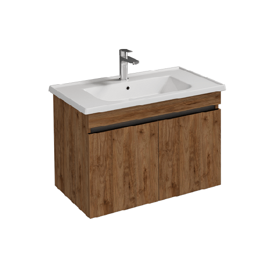 Isvea Bathroom Vanity & Cabinets Isvea Trio Vanity Basin Unit 65cm