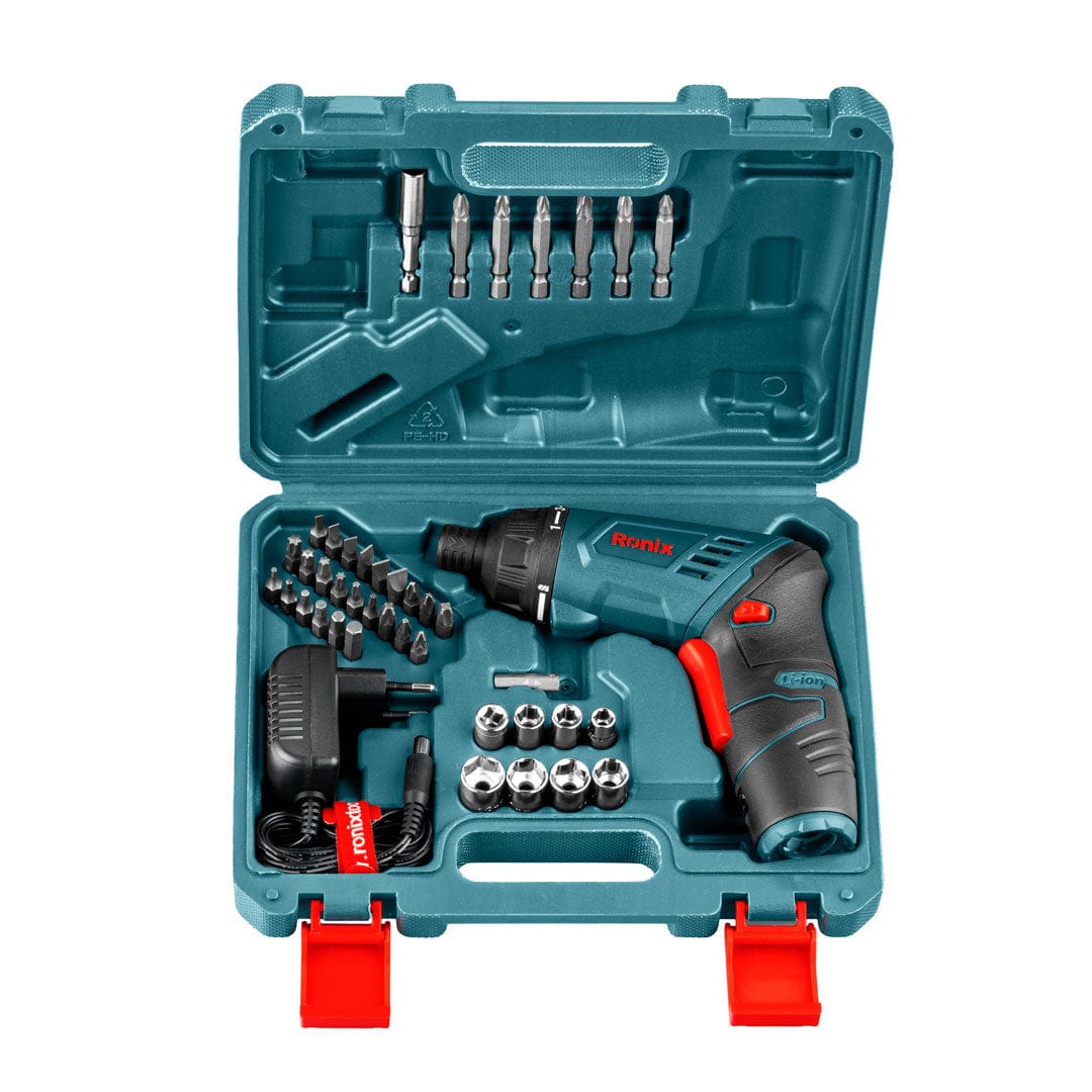 Ronix Cordless Screwdriver 3.6V, 210RPM and LED Torch Light - 8530 | Supply Master | Accra, Ghana Powered Screwdriver Buy Tools hardware Building materials