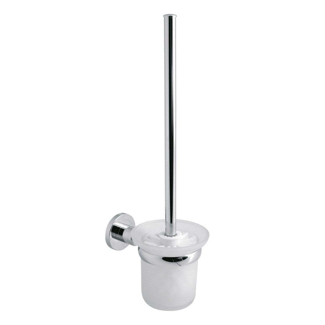 Vado Element Toilet Brush and Frosted Glass Holder - ELE-188-C/P | Supply Master | Accra, Ghana Building Material Building Steel Engineering Hardware tool