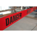 Supply Master Adhesives & Tapes Danger Red Warning Tape 500m