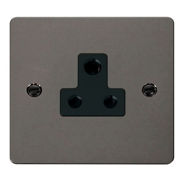 Click Define Black Nickel 5A Round Pin Socket Outlet | Supply Master | Accra, Ghana Switches & Sockets Buy Tools hardware Building materials