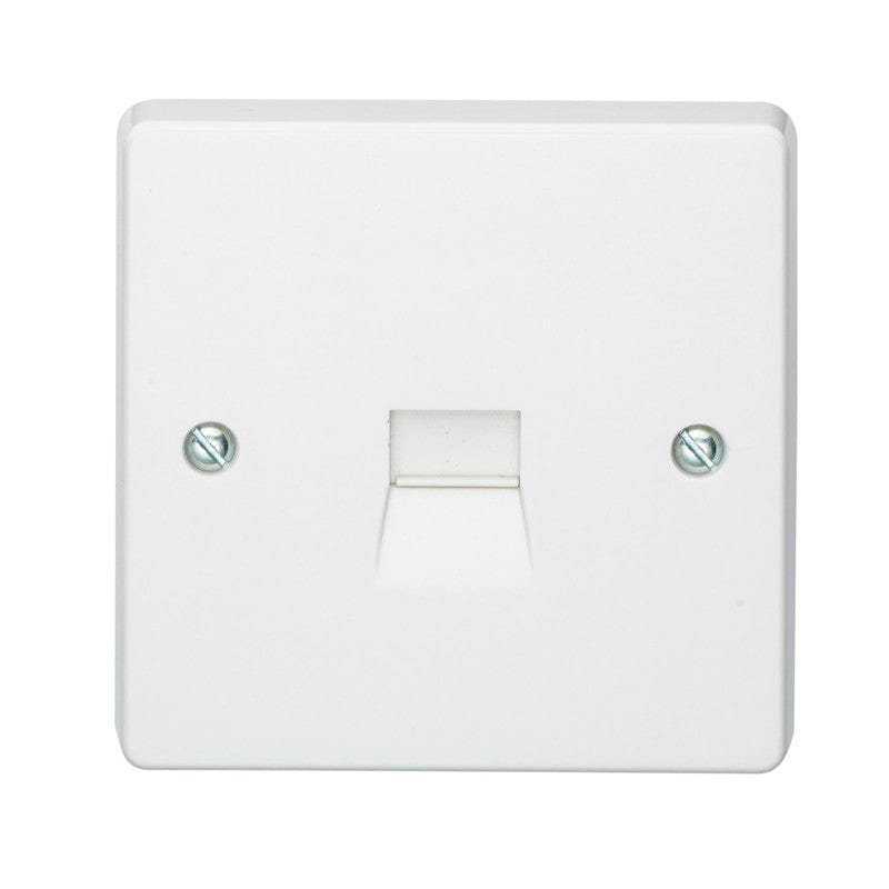 Crabtree Telephone Socket 1 Gang White | Supply Master | Accra, Ghana Switches & Sockets Buy Tools hardware Building materials