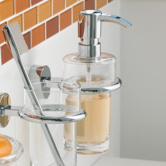 Emco Rondo2 Satined Crystal Glass Liquid Soap Dispenser | Supply Master | Accra, Ghana Bathroom Accessories Buy Tools hardware Building materials